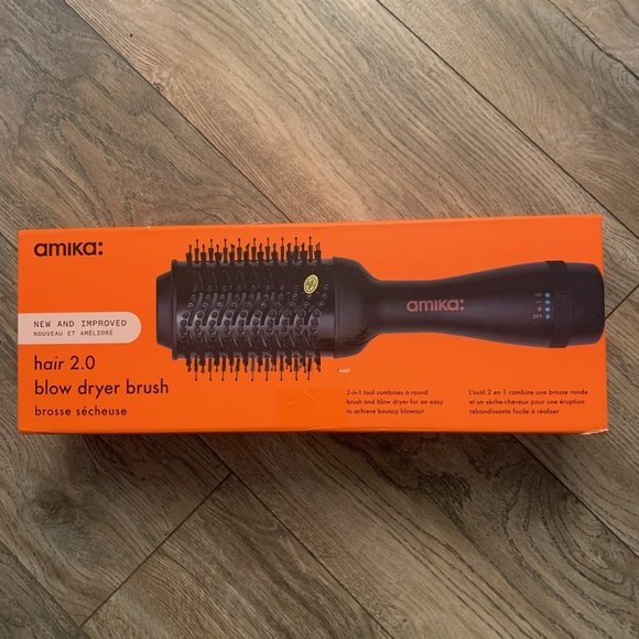 NEW AMIKA 2 IN 1 HAIR BLOW DRYER BRUSH 2.0 - Picture 1 of 9